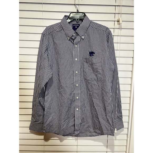 Antigua Kansas State Wildcats Button Up Shirt - Size‎ M - Picture 1 of 3